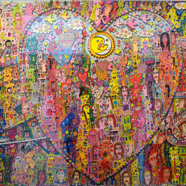 Love in the heart of the City, 3D-Grafik, James Rizzi